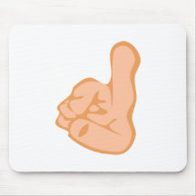 Hand Zeigefinger index finger Mauspads