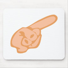 Hand Zeigefinger index finger Mousepad