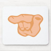 Hand Zeigefinger index finger Mousepad