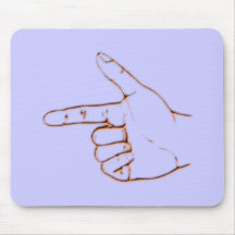 Hand Zeigefinger index finger Mousepads