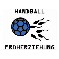 Handball Früherziehung icon postcards