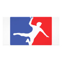 Handball Legend icon Personalized Photo Card