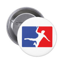 Handball Legend icon Pinback Button