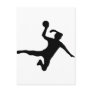 handball spielerin frauenhandball postcard
