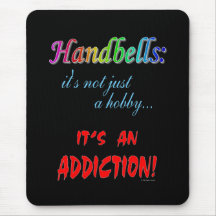 Handbell Addiction Mouse Mat