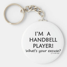 Handbell Player Excuse Keychains