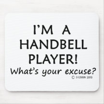 Handbell Player Excuse Mouse Pad