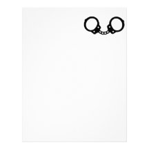 Handcuffs Customized Letterhead