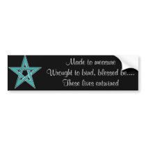 Handfasting Invitation Set Bumper Sticker