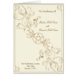 Handfasting Program Greeting Card