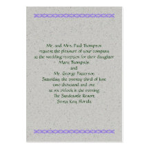 Handfasting Reception Invitation Business Card Templates