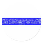 HANDICAP PARKING 4 STICKER