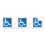 Handicap Sign Bumper Sticker