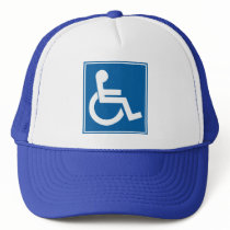 Handicap Sign Trucker Hat