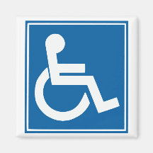Handicap Sign Magnets