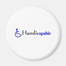 Handicapable (Wheelchair) Refrigerator Magnet