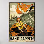 Handicapped Vintage Suffrage Propaganda posters