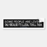 HANDLE BROKE/BECAUSE/GET OUT ALIVE BUMPER STICKER