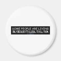 HANDLE BROKE/BECAUSE/GET OUT ALIVE FRIDGE MAGNETS