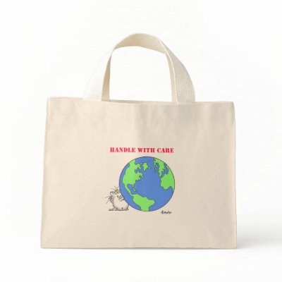 HANDLE WITH CARE Boynton Cat Tote Bags by SandraBoynton