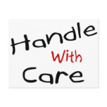 Handle With Care postcards