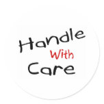 Handle With Care stickers