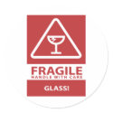Handle with care stickers