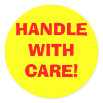 Handle With Care Stickers