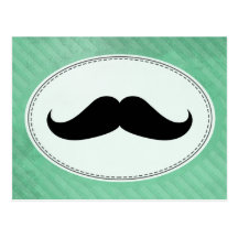 Handlebar Moustache Postcards