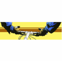 Handlebars -blue(yellow) photo sculptures