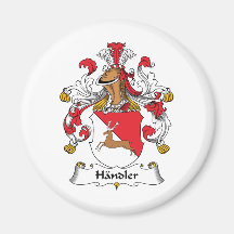 Handler Family Crest Magnet