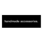 Handmade Accessories Business Card