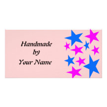 Handmade by Template Custom Photo Card