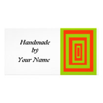 Handmade  by Template Custom Photo Card