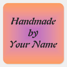 Handmade  by Template sticker