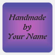 Handmade  by Template sticker