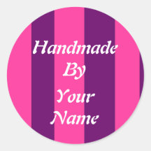Handmade by Template stickers