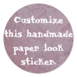 Handmade Paper Heart 010 stickers