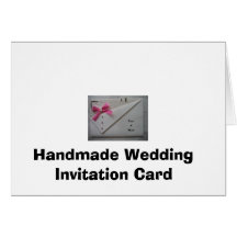 Handmade Wedding Invitation Card