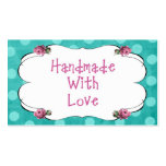Handmade With Love - Business Card/Hang Tag
