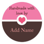 "Handmade with Love" Gift Sticker
