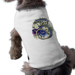 Handpainted Pansy Initial Monogram - Z pet clothing