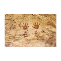 Hands Across the Rock Canvas Print