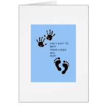 Hands and Feet Blue Card