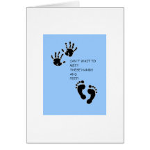 Hands and Feet Blue Card
