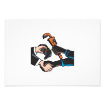 Hands Barter Plumbing Gamer Game Controller Personalised Invite