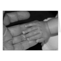 Hands in Black and White Greeting Cards