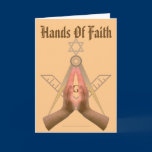 Hands of faith Jewish cards