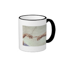 Hands of God and Adam Mugs