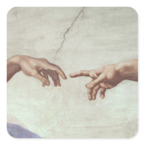 Hands of God and Adam stickers